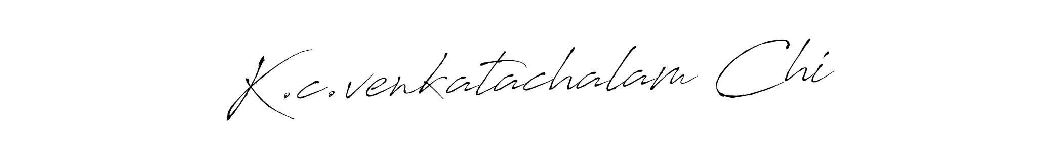 Make a beautiful signature design for name K.c.venkatachalam Chi. With this signature (Antro_Vectra) style, you can create a handwritten signature for free. K.c.venkatachalam Chi signature style 6 images and pictures png