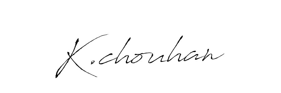 Also You can easily find your signature by using the search form. We will create K.chouhan name handwritten signature images for you free of cost using Antro_Vectra sign style. K.chouhan signature style 6 images and pictures png