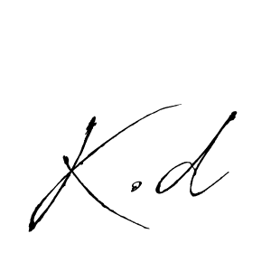 It looks lik you need a new signature style for name K.d. Design unique handwritten (Antro_Vectra) signature with our free signature maker in just a few clicks. K.d signature style 6 images and pictures png