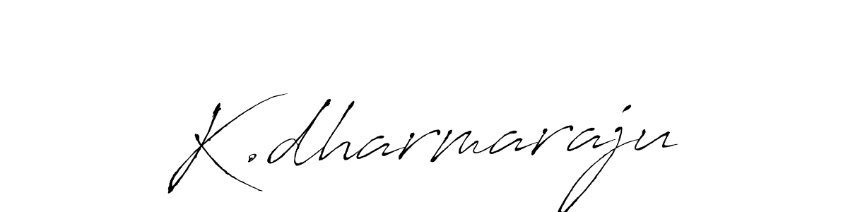 Create a beautiful signature design for name K.dharmaraju. With this signature (Antro_Vectra) fonts, you can make a handwritten signature for free. K.dharmaraju signature style 6 images and pictures png