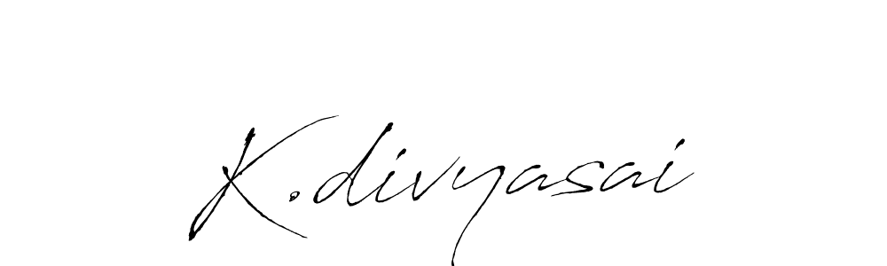Make a beautiful signature design for name K.divyasai. Use this online signature maker to create a handwritten signature for free. K.divyasai signature style 6 images and pictures png