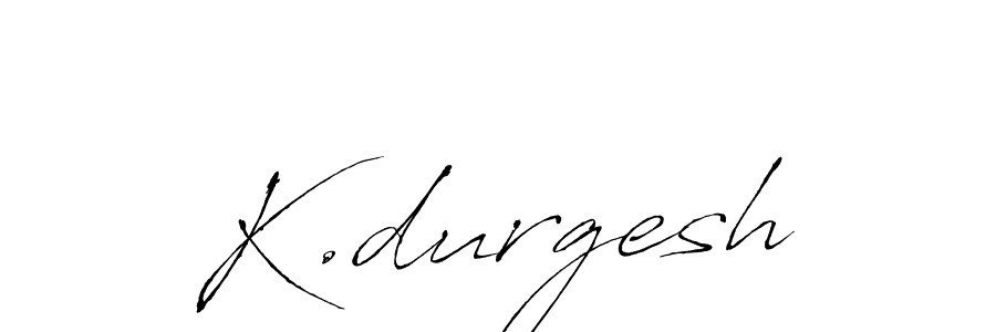 How to make K.durgesh signature? Antro_Vectra is a professional autograph style. Create handwritten signature for K.durgesh name. K.durgesh signature style 6 images and pictures png