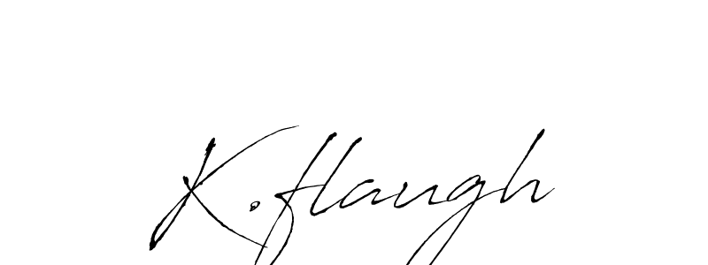 How to make K.flaugh signature? Antro_Vectra is a professional autograph style. Create handwritten signature for K.flaugh name. K.flaugh signature style 6 images and pictures png