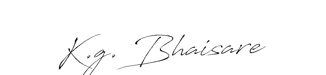 Also we have K.g. Bhaisare name is the best signature style. Create professional handwritten signature collection using Antro_Vectra autograph style. K.g. Bhaisare signature style 6 images and pictures png