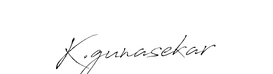 You should practise on your own different ways (Antro_Vectra) to write your name (K.gunasekar) in signature. don't let someone else do it for you. K.gunasekar signature style 6 images and pictures png