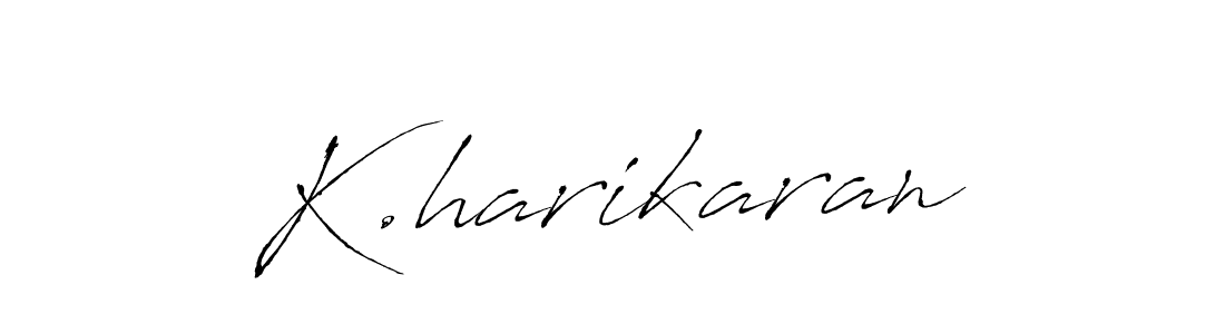 How to Draw K.harikaran signature style? Antro_Vectra is a latest design signature styles for name K.harikaran. K.harikaran signature style 6 images and pictures png