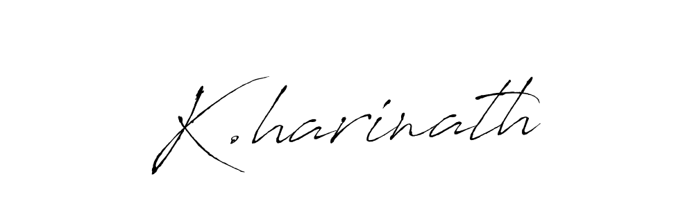 Antro_Vectra is a professional signature style that is perfect for those who want to add a touch of class to their signature. It is also a great choice for those who want to make their signature more unique. Get K.harinath name to fancy signature for free. K.harinath signature style 6 images and pictures png