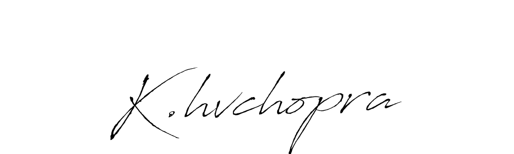 This is the best signature style for the K.hvchopra name. Also you like these signature font (Antro_Vectra). Mix name signature. K.hvchopra signature style 6 images and pictures png