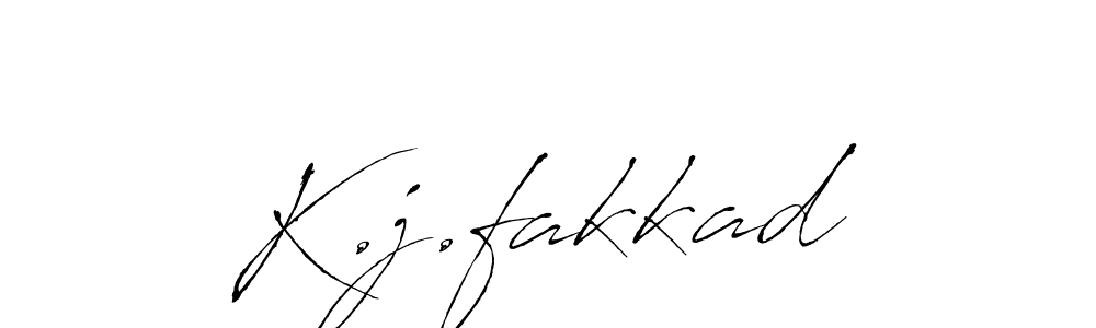 Use a signature maker to create a handwritten signature online. With this signature software, you can design (Antro_Vectra) your own signature for name K.j.fakkad. K.j.fakkad signature style 6 images and pictures png