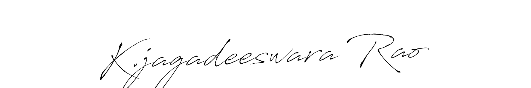 Antro_Vectra is a professional signature style that is perfect for those who want to add a touch of class to their signature. It is also a great choice for those who want to make their signature more unique. Get K.jagadeeswara Rao name to fancy signature for free. K.jagadeeswara Rao signature style 6 images and pictures png