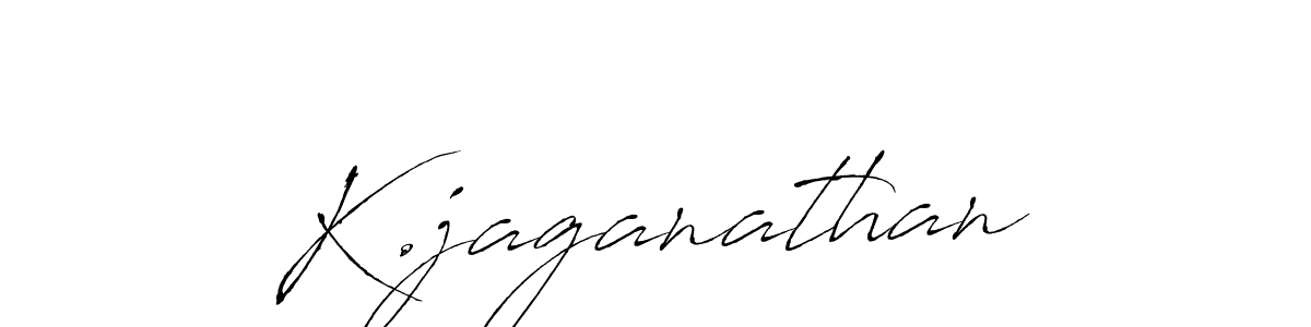 How to make K.jaganathan signature? Antro_Vectra is a professional autograph style. Create handwritten signature for K.jaganathan name. K.jaganathan signature style 6 images and pictures png