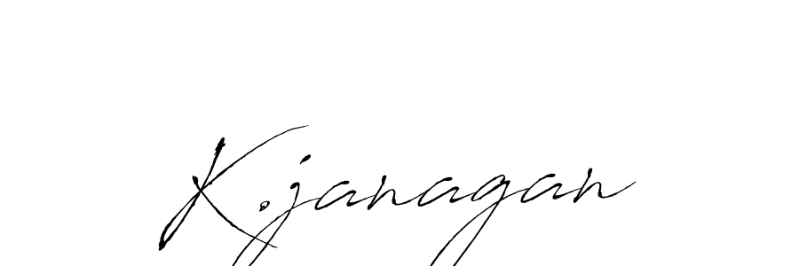 You should practise on your own different ways (Antro_Vectra) to write your name (K.janagan) in signature. don't let someone else do it for you. K.janagan signature style 6 images and pictures png