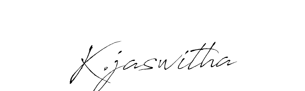 This is the best signature style for the K.jaswitha name. Also you like these signature font (Antro_Vectra). Mix name signature. K.jaswitha signature style 6 images and pictures png