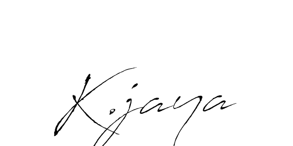 K.jaya stylish signature style. Best Handwritten Sign (Antro_Vectra) for my name. Handwritten Signature Collection Ideas for my name K.jaya. K.jaya signature style 6 images and pictures png