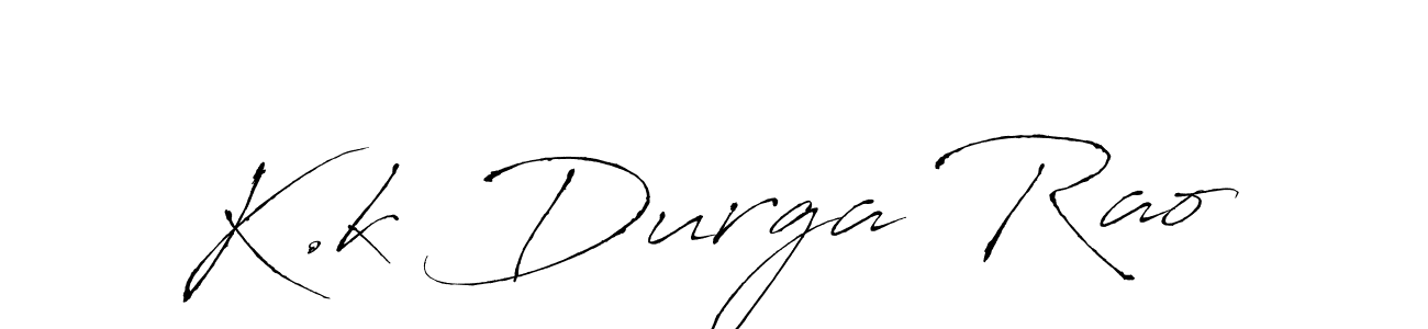 This is the best signature style for the K.k Durga Rao name. Also you like these signature font (Antro_Vectra). Mix name signature. K.k Durga Rao signature style 6 images and pictures png