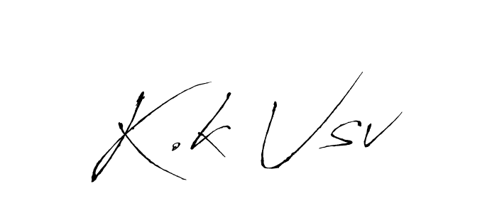 This is the best signature style for the K.k Vsv name. Also you like these signature font (Antro_Vectra). Mix name signature. K.k Vsv signature style 6 images and pictures png