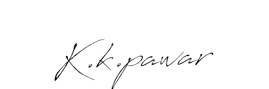 if you are searching for the best signature style for your name K.k.pawar. so please give up your signature search. here we have designed multiple signature styles  using Antro_Vectra. K.k.pawar signature style 6 images and pictures png
