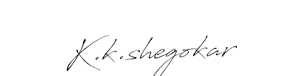 if you are searching for the best signature style for your name K.k.shegokar. so please give up your signature search. here we have designed multiple signature styles  using Antro_Vectra. K.k.shegokar signature style 6 images and pictures png