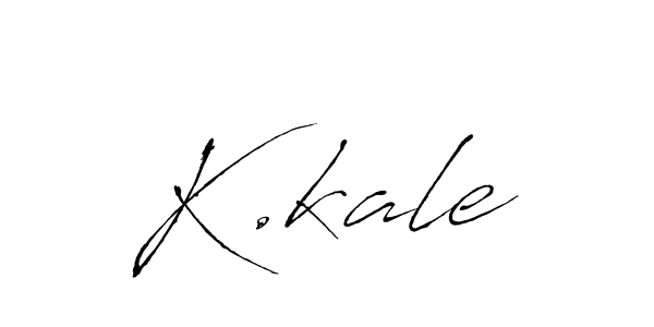 How to make K.kale name signature. Use Antro_Vectra style for creating short signs online. This is the latest handwritten sign. K.kale signature style 6 images and pictures png