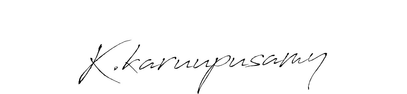 Similarly Antro_Vectra is the best handwritten signature design. Signature creator online .You can use it as an online autograph creator for name K.karuupusamy. K.karuupusamy signature style 6 images and pictures png