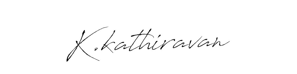 Use a signature maker to create a handwritten signature online. With this signature software, you can design (Antro_Vectra) your own signature for name K.kathiravan. K.kathiravan signature style 6 images and pictures png