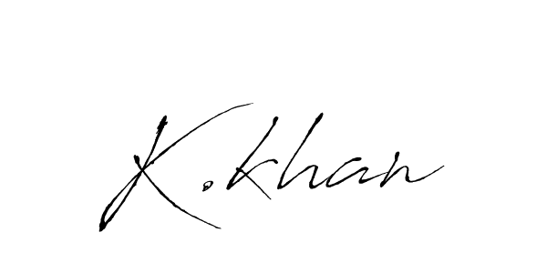 Also You can easily find your signature by using the search form. We will create K.khan name handwritten signature images for you free of cost using Antro_Vectra sign style. K.khan signature style 6 images and pictures png