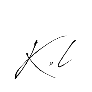 You should practise on your own different ways (Antro_Vectra) to write your name (K.l) in signature. don't let someone else do it for you. K.l signature style 6 images and pictures png
