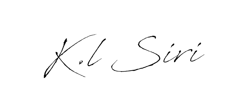 Also You can easily find your signature by using the search form. We will create K.l Siri name handwritten signature images for you free of cost using Antro_Vectra sign style. K.l Siri signature style 6 images and pictures png