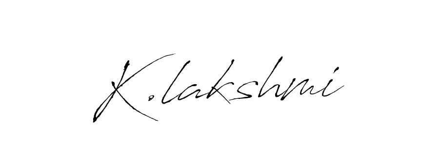 This is the best signature style for the K.lakshmi name. Also you like these signature font (Antro_Vectra). Mix name signature. K.lakshmi signature style 6 images and pictures png