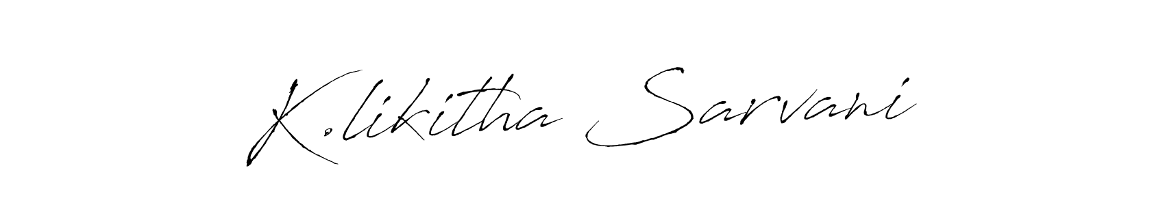 Once you've used our free online signature maker to create your best signature Antro_Vectra style, it's time to enjoy all of the benefits that K.likitha Sarvani name signing documents. K.likitha Sarvani signature style 6 images and pictures png