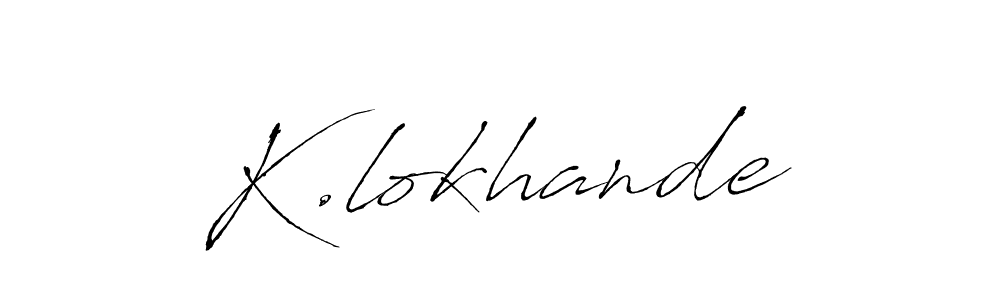 Once you've used our free online signature maker to create your best signature Antro_Vectra style, it's time to enjoy all of the benefits that K.lokhande name signing documents. K.lokhande signature style 6 images and pictures png