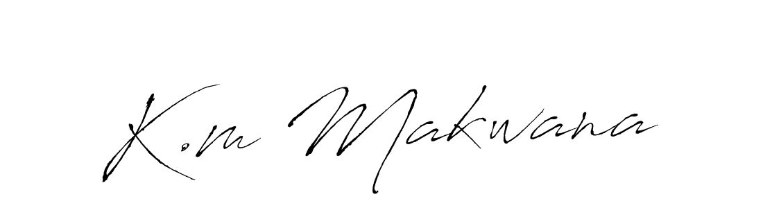 Here are the top 10 professional signature styles for the name K.m Makwana. These are the best autograph styles you can use for your name. K.m Makwana signature style 6 images and pictures png