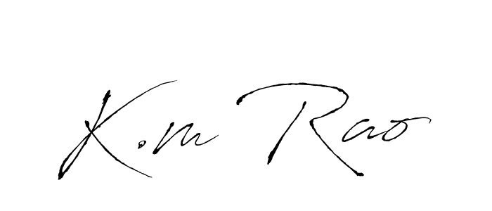 Here are the top 10 professional signature styles for the name K.m Rao. These are the best autograph styles you can use for your name. K.m Rao signature style 6 images and pictures png