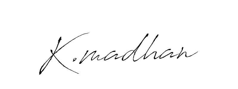 Similarly Antro_Vectra is the best handwritten signature design. Signature creator online .You can use it as an online autograph creator for name K.madhan. K.madhan signature style 6 images and pictures png