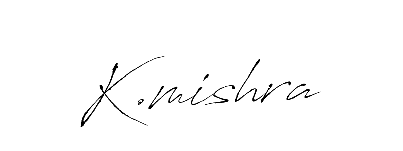 How to make K.mishra name signature. Use Antro_Vectra style for creating short signs online. This is the latest handwritten sign. K.mishra signature style 6 images and pictures png