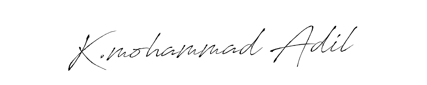 How to Draw K.mohammad Adil signature style? Antro_Vectra is a latest design signature styles for name K.mohammad Adil. K.mohammad Adil signature style 6 images and pictures png