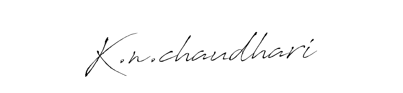 Use a signature maker to create a handwritten signature online. With this signature software, you can design (Antro_Vectra) your own signature for name K.n.chaudhari. K.n.chaudhari signature style 6 images and pictures png