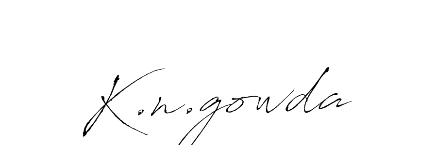 Use a signature maker to create a handwritten signature online. With this signature software, you can design (Antro_Vectra) your own signature for name K.n.gowda. K.n.gowda signature style 6 images and pictures png