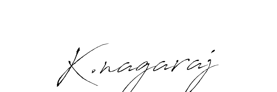Create a beautiful signature design for name K.nagaraj. With this signature (Antro_Vectra) fonts, you can make a handwritten signature for free. K.nagaraj signature style 6 images and pictures png
