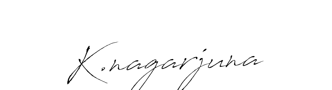 You should practise on your own different ways (Antro_Vectra) to write your name (K.nagarjuna) in signature. don't let someone else do it for you. K.nagarjuna signature style 6 images and pictures png
