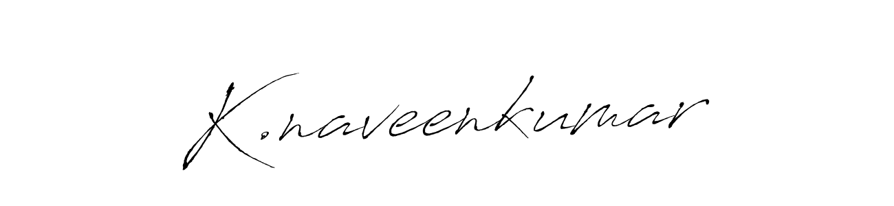 The best way (Antro_Vectra) to make a short signature is to pick only two or three words in your name. The name K.naveenkumar include a total of six letters. For converting this name. K.naveenkumar signature style 6 images and pictures png