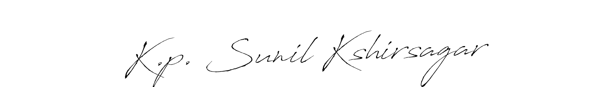 Make a beautiful signature design for name K.p. Sunil Kshirsagar. Use this online signature maker to create a handwritten signature for free. K.p. Sunil Kshirsagar signature style 6 images and pictures png