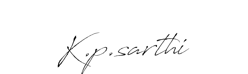 Best and Professional Signature Style for K.p.sarthi. Antro_Vectra Best Signature Style Collection. K.p.sarthi signature style 6 images and pictures png