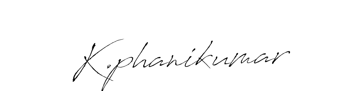 Antro_Vectra is a professional signature style that is perfect for those who want to add a touch of class to their signature. It is also a great choice for those who want to make their signature more unique. Get K.phanikumar name to fancy signature for free. K.phanikumar signature style 6 images and pictures png