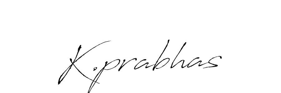 Create a beautiful signature design for name K.prabhas. With this signature (Antro_Vectra) fonts, you can make a handwritten signature for free. K.prabhas signature style 6 images and pictures png