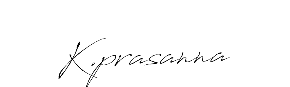 if you are searching for the best signature style for your name K.prasanna. so please give up your signature search. here we have designed multiple signature styles  using Antro_Vectra. K.prasanna signature style 6 images and pictures png