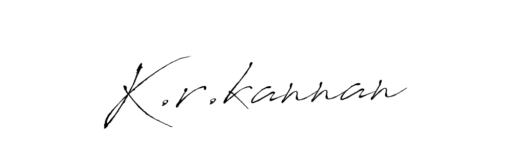 This is the best signature style for the K.r.kannan name. Also you like these signature font (Antro_Vectra). Mix name signature. K.r.kannan signature style 6 images and pictures png