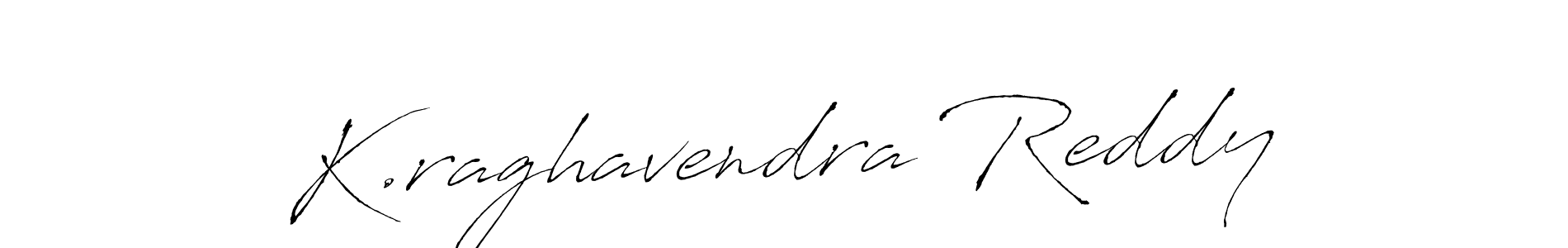 Antro_Vectra is a professional signature style that is perfect for those who want to add a touch of class to their signature. It is also a great choice for those who want to make their signature more unique. Get K.raghavendra Reddy name to fancy signature for free. K.raghavendra Reddy signature style 6 images and pictures png