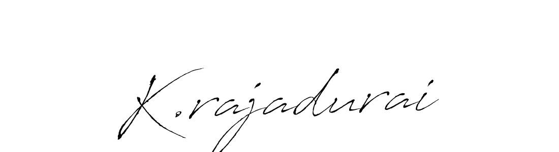 This is the best signature style for the K.rajadurai name. Also you like these signature font (Antro_Vectra). Mix name signature. K.rajadurai signature style 6 images and pictures png