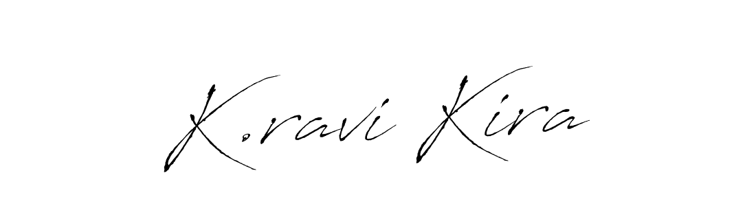 Also we have K.ravi Kira name is the best signature style. Create professional handwritten signature collection using Antro_Vectra autograph style. K.ravi Kira signature style 6 images and pictures png